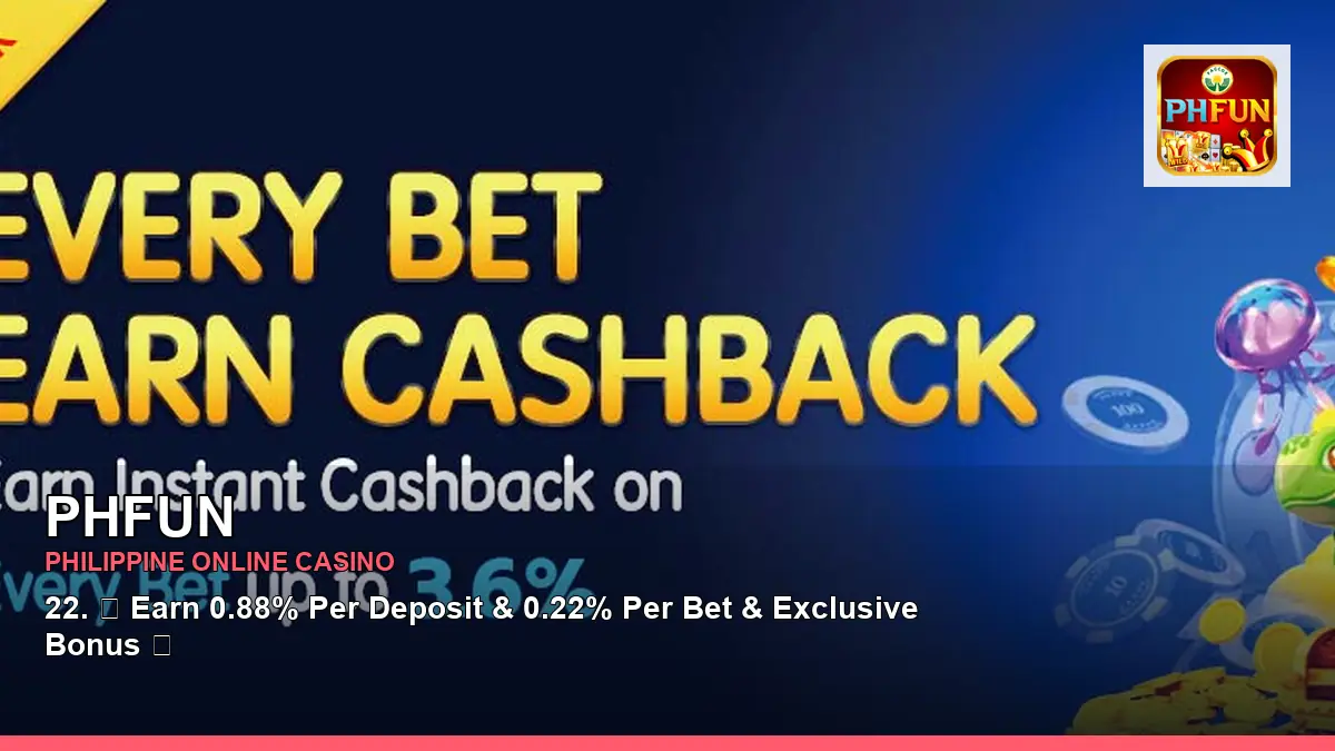 PHFUN online casino and slot games for Philippine players